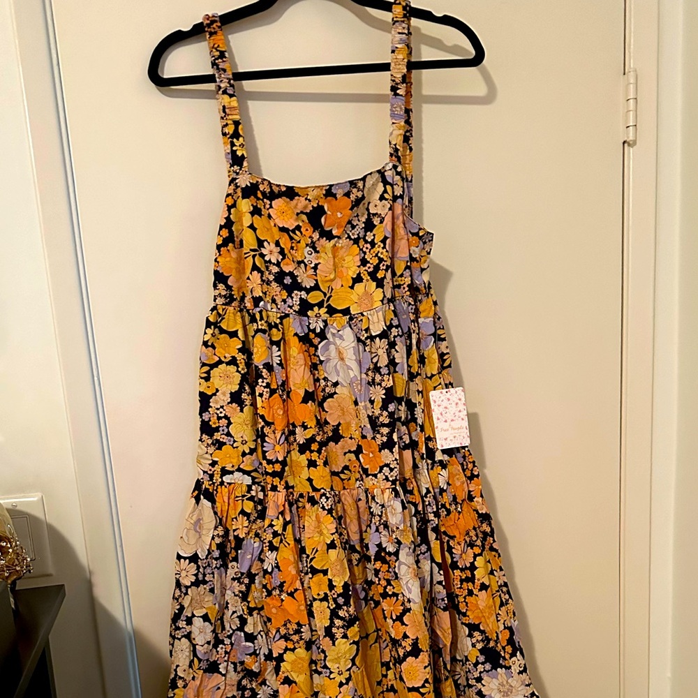 BRAND NEW Free People Floral Maxi Dress with tags